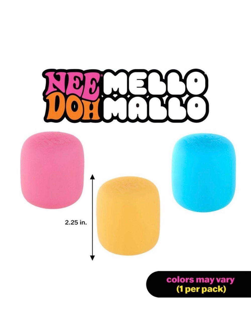 Needoh Mello Mallo squishy - PINK - Picture 6 of 6
